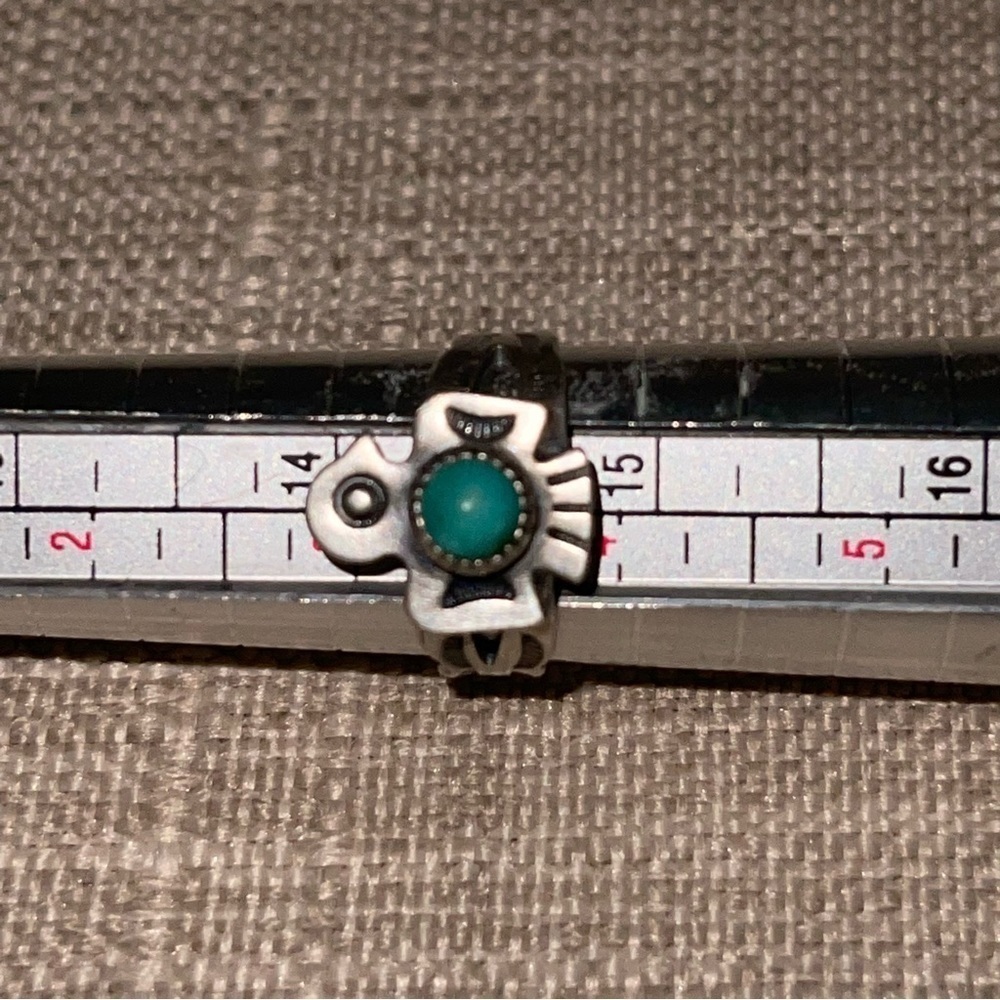 Vintage Sterling Silver Bell Trading Post Ring - Picture 8 of 11